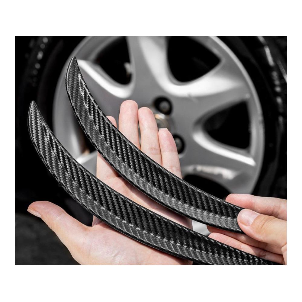 2Pcs Universal Kotflügel Verbreiterung Carbon Radlaufleiste 25cm - Schützt Auto Kotflügel und verleiht Jeep Dekoration - Robuste Radlaufverbreiterung für stilvolle Karosserien