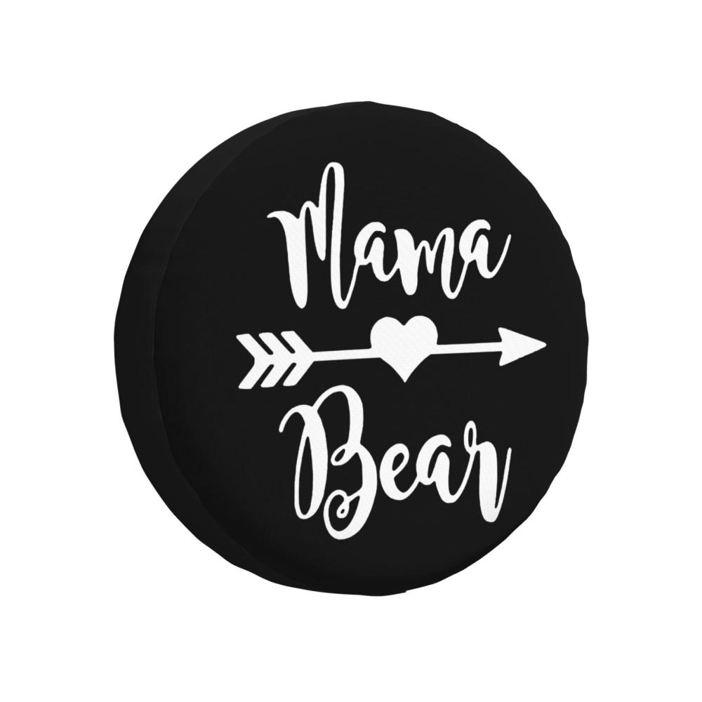 Mama Bear Ersatzradabdeckung für LKW und SUV wind- und regendicht strapazierfähiger Radschutz universelle Passform schützt Ihr Reserverad effektiv