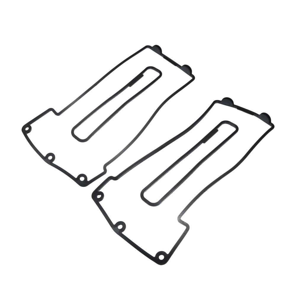 Motordichtungsset für Land Rover Range Rover 2003-2005 Ventildeckeldichtungen Nr. LR003813 strapazierfähiges Gummi 2er Set Schwarz innere Zylinderkopf-Dichtungen
