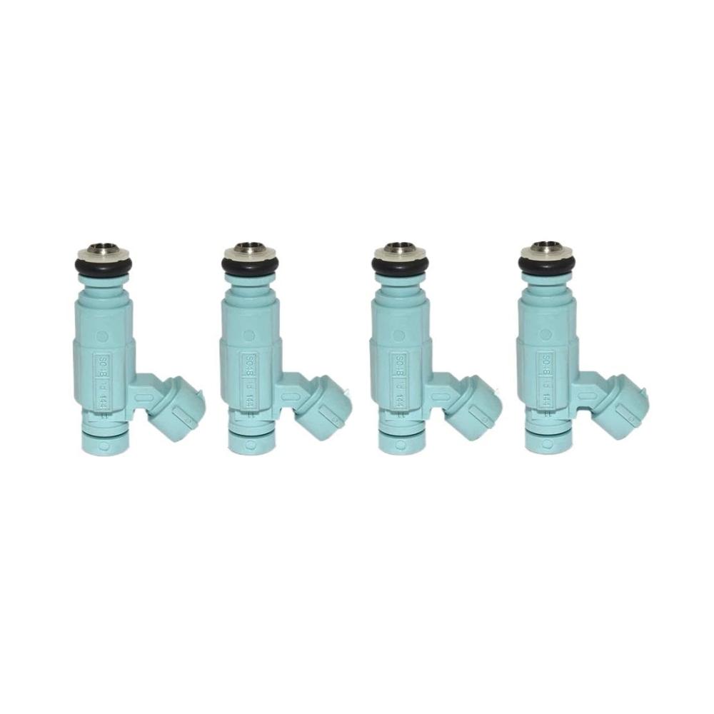 Auto Einspritzdüsen 1/4PCS Kraftstoff Injektor Düse für Hyundai Elantra Kia Soul & Spectra 2.0L Ersatzteil 3531023800 35310-23800 (Farbe M)