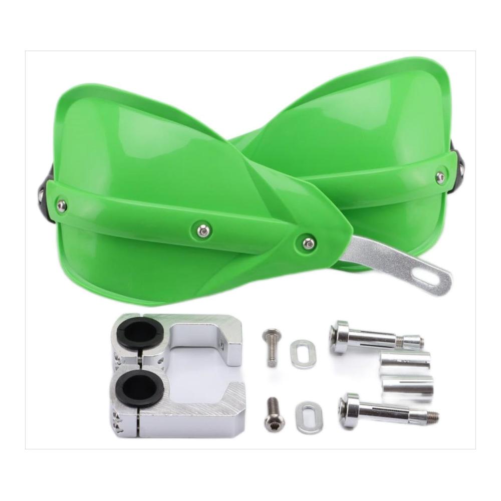 7/8 Motorrad Lenker Handbürste Lenkerschutz Guards Handguard für ATV Scooter Go Kart – Grüner Ersatzlenker für besseren Schutz und Komfort
