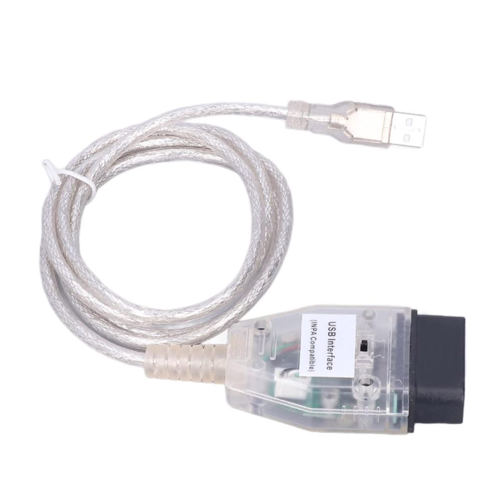 OBD-II Diagnosewerkzeug Kabel für BMW Serie 1 E81 E82 E83 E87 E88 2004-2011 - Kfz-Diagnosekabel mit Schalter CAN USB Ersatzteil für Fahrzeugdiagnose