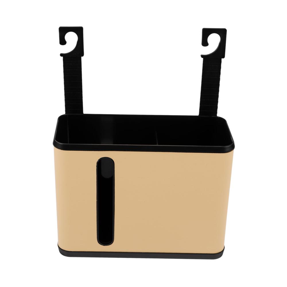 Auto Abfalleimer für Innenraum - Auto Organizer Rücksitz Müllhalter & Aufbewahrungsbox - Car Storage Box PU Leder - Auto Aufbewahrung & Dekoration