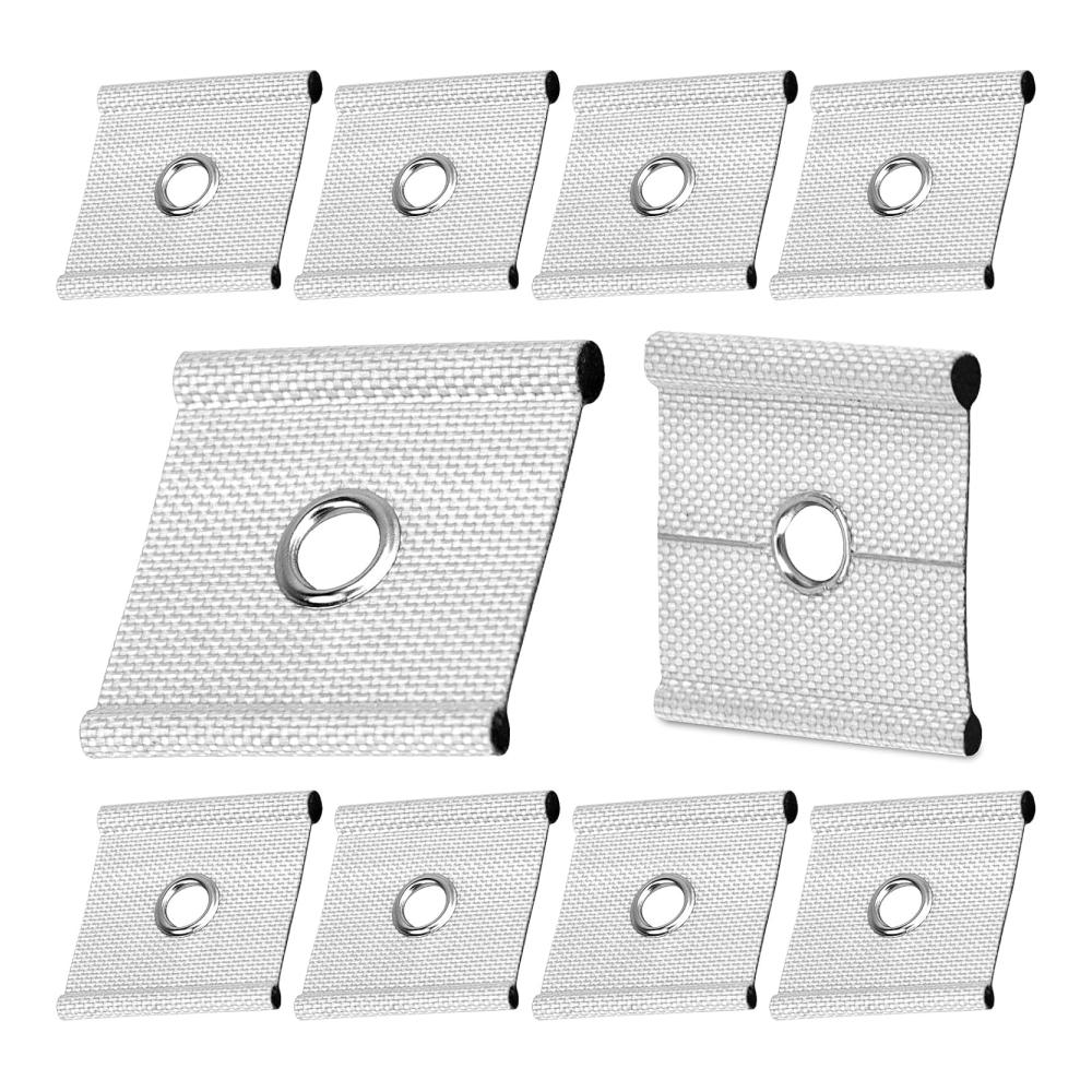 10 Stück Wohnmobil Markisenhaken Zubehör für 5/6mm & 7/8mm Rohrschienen – Rohrhaken Vorzelthaken Camping-Rohrschienenhaken für Wohnwagen & Zelte