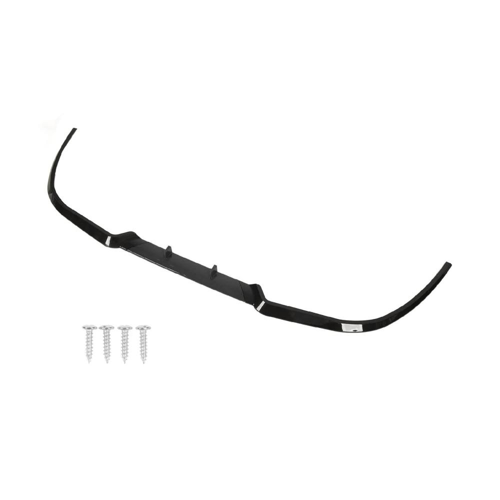 3 Stück Universal Auto Frontspoiler 114 cm – Schlagfeste Frontstoßstangenlippe für Stoßfänger Schwarze Frontlippe als Lippentrenner für Fahrzeug
