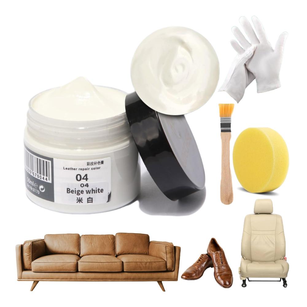 Beige-White