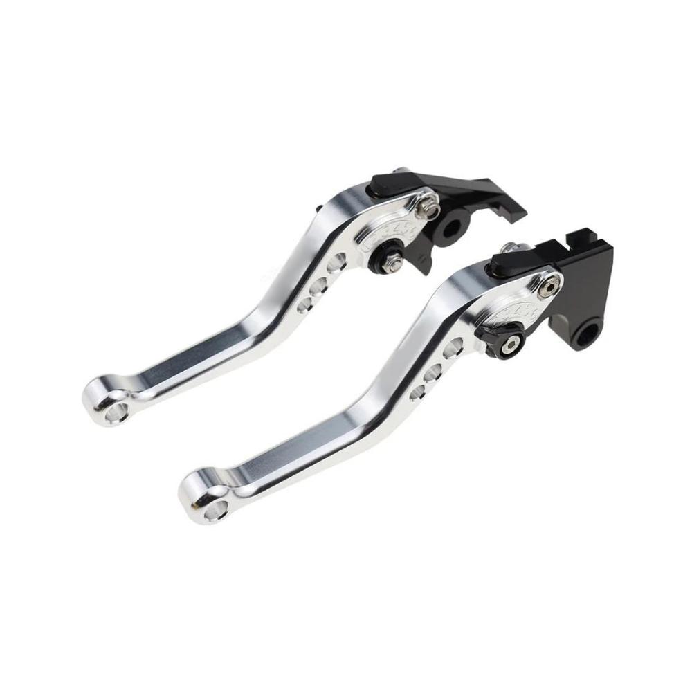 Verstellbares Kupplung- & Bremshebelset CNC für Honda CBR300R 2014-2022 kurze Hebel Silber Motorrad Zubehör