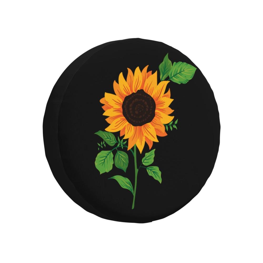 Ersatzradabdeckung mit Sonnenblumen-Motiv – Winddicht & Regenfest Radschutz für LKW SUV robuste Schutzhülle für Auto-Ersatzräder stilvoller Schutz
