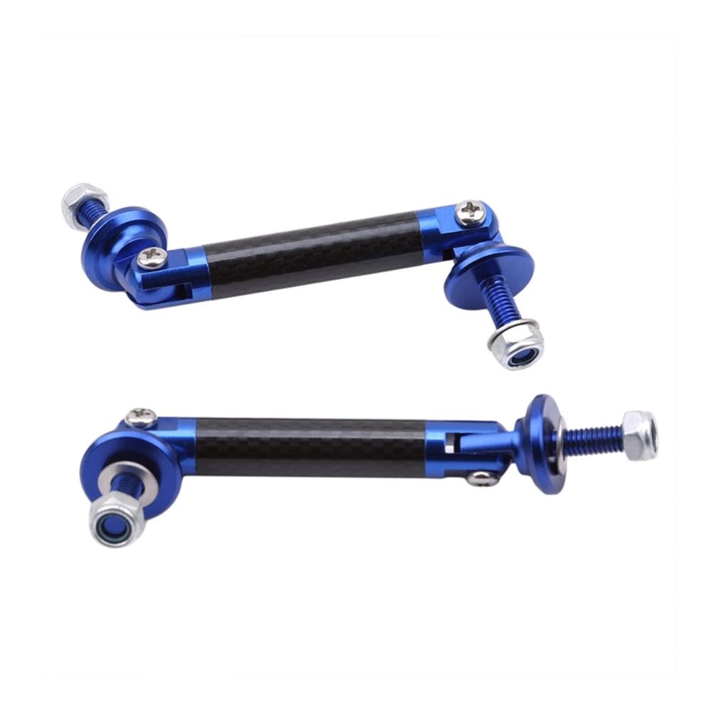 Universal Racing Stoßfänger Trennstange Verstellbar vorderer & hinterer Stoßfänger Lip Splitter Support Bar Kit Racing Stoßstange Stützstange Strebe (Farbe E)