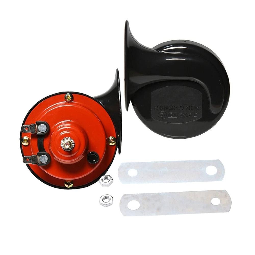 Auto Hupe 2 Stück 12V Lufthorn – Elektrisches Marine Boot Horn für Auto & Motorrad Lautes Dual-Tone Signalhorn Alarm Kit für Auto Boot & Motorrad