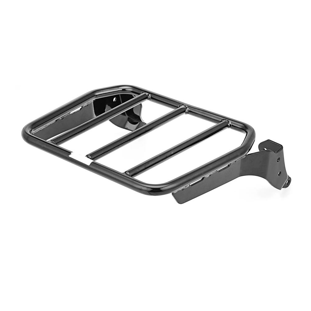 Motorrad-Hinterradgepäckträger Sissy Bar für Sport Glide Softail FLSB Fat Bob FXFB FXFBS FXLR FXLRS 2018-2024 – Robuster Gepäckträger für Harley Davidson