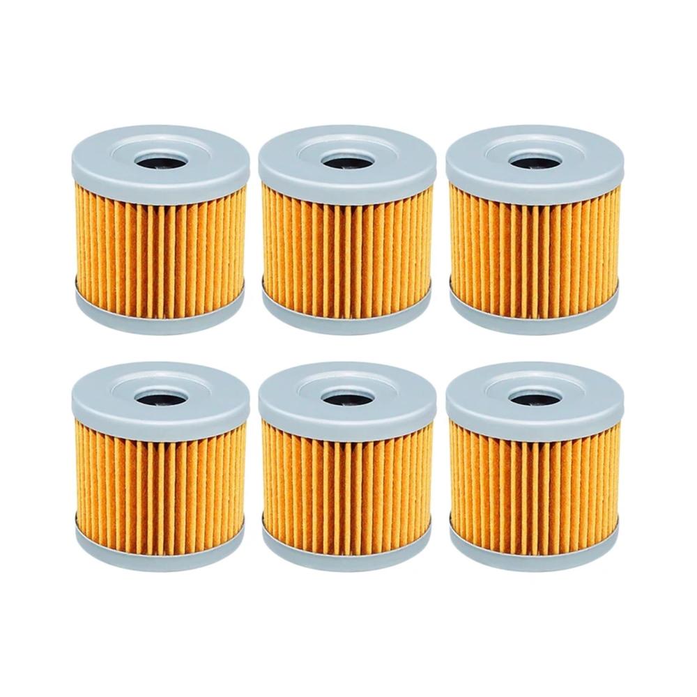 2/4/6 Stück Motorrad Ölfilter kompatibel mit DVX400 2004-2008 und DVX 400 TS 2006-2007 Dual Sport Ersatzteil gelb langlebig und zuverlässig