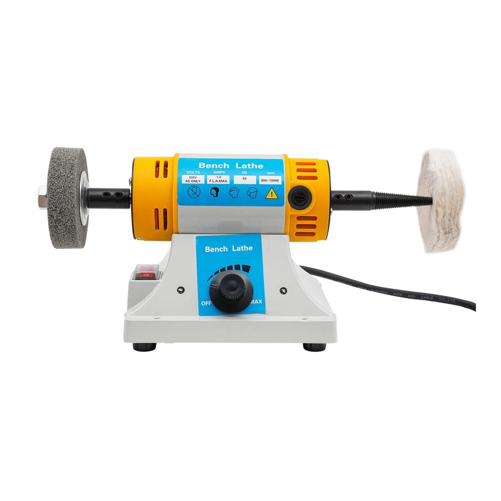 Multifunktionale Poliermaschine 320W Tischpolierer 10000 RPM Elektrisch für Schmuck Holz Metall Bernstein Jade Leder - Effiziente Tischpoliermaschine