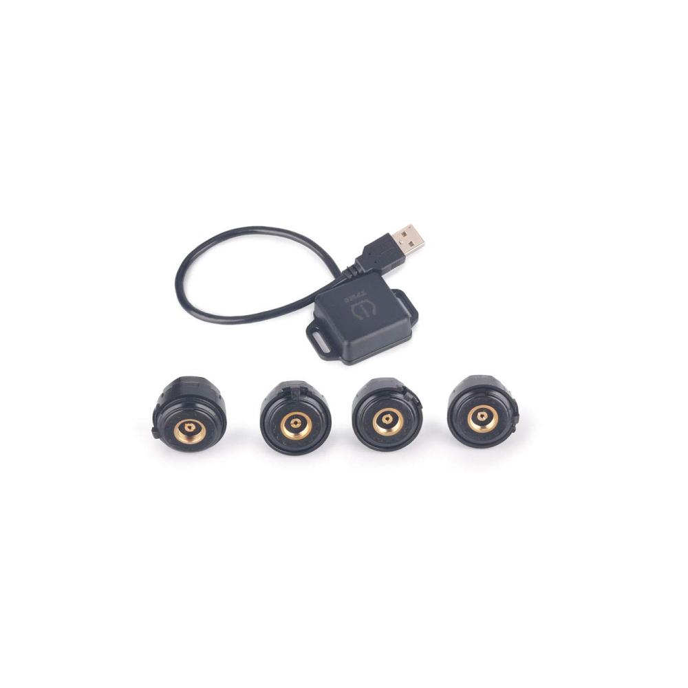 ERISIN USB TPMS Modul Reifendruck-Kontrollsystem mit 4 Sensoren für Android 10/11/12/13 Autoradio – Präzise Reifendrucküberwachung für Ihr Fahrzeug