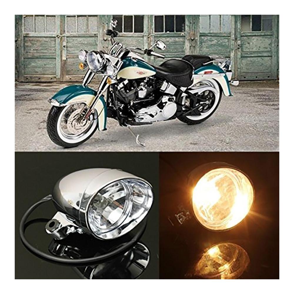 12V Motorrad-Nebelscheinwerfer Rundgelbes Licht - Verbesserte Sichtbarkeit für mehr Sicherheit