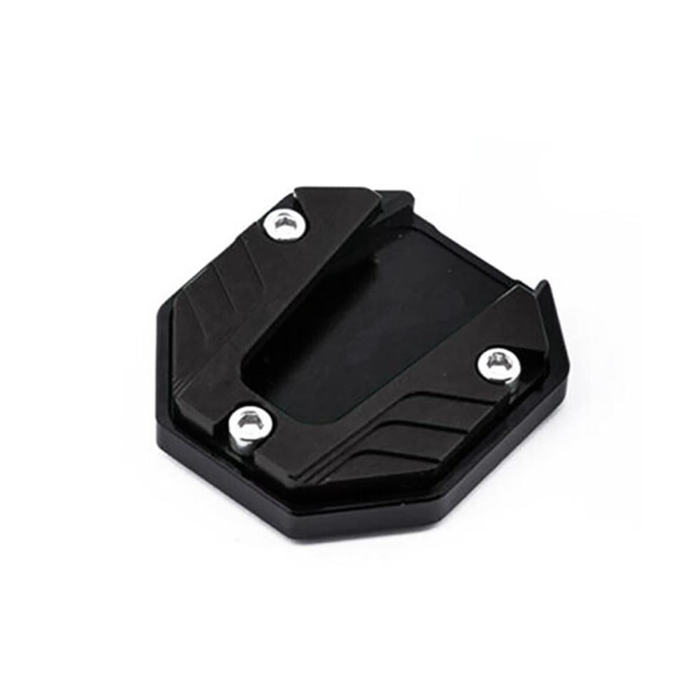 Tankschutzhauben für Motorräder – Kompatibel mit CNC Zubehör Stützplatte & Halterungsverlängerung Kickstand Pad Schwarz Erweiterung für sicheren Schutz