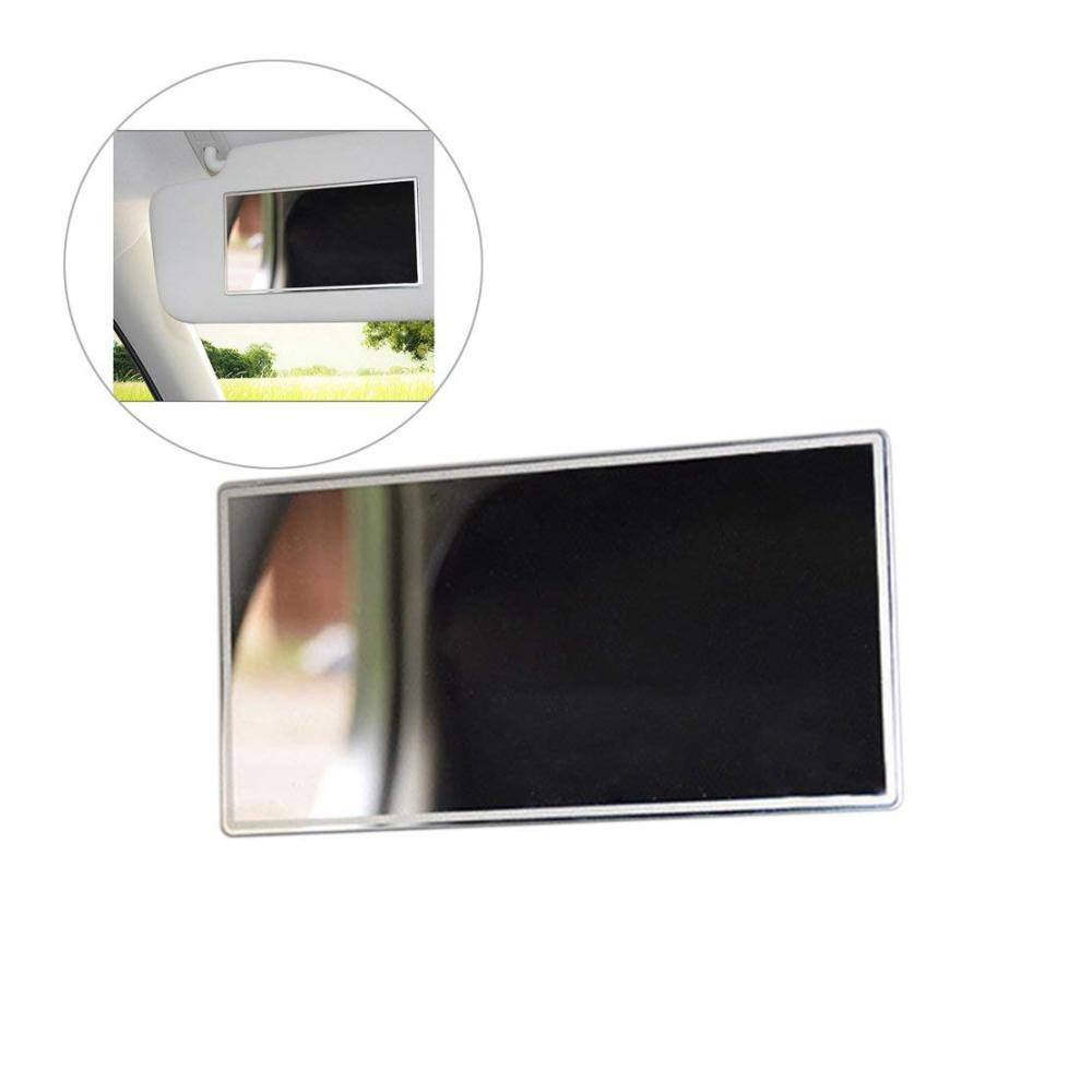 Universal Auto Innenspiegel für Make-up | Edelstahl Kosmetikspiegel | Dekorativer Sonnenschattenspiegel für Auto/LKW Rückspiegel | Schminkspiegel fürs Auto