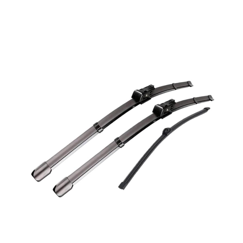 Ersatzwischblätter Set für Audi A1 8X (2010-2017) S-Line Windschutzscheibe vorne 24 & 16 hinten 13 LHD Hochwertige Wischerleisten Klingen für Windschutzscheibe