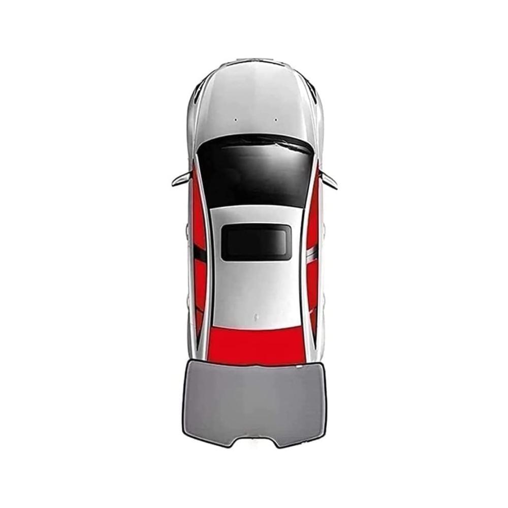 Atmungsaktive Auto Sonnenblende für Audi A4 B9 2017-2023 | Seitenscheibe Staubschutz Zubehör | G-Rear Windshield | Sonnenschutz & Privatsphäre