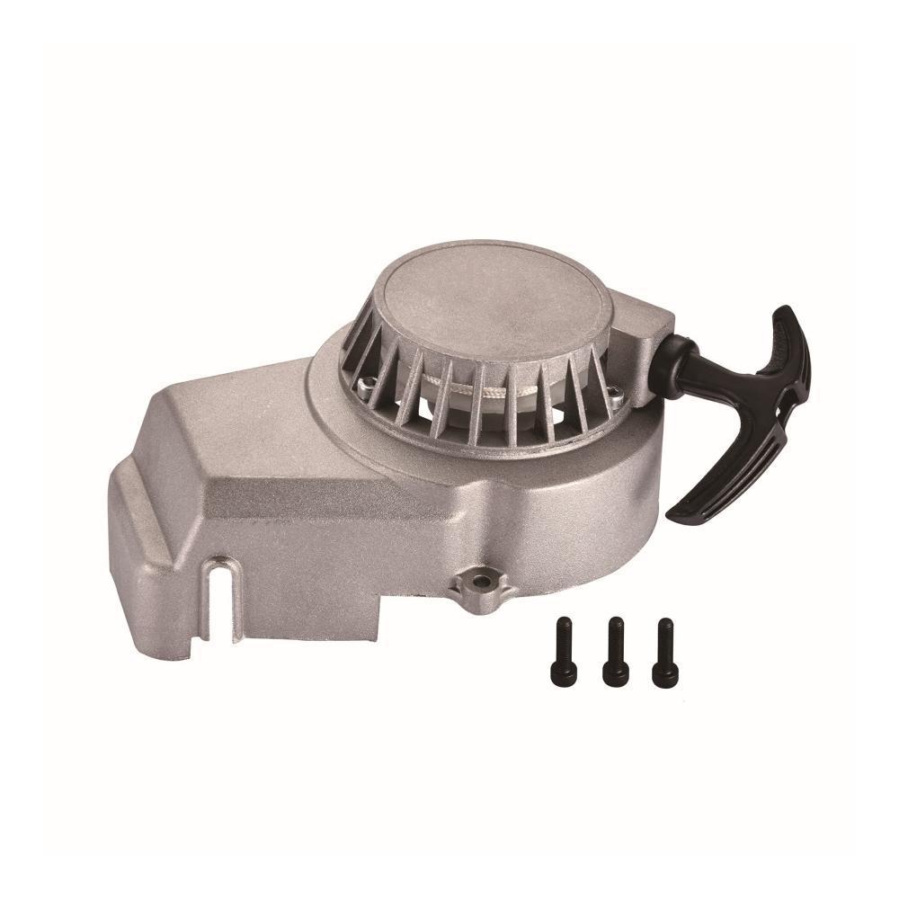 Rückstoßstarter Ersatz für 2-Takt Motor 47cc 49cc 50cc Mini Pocket Dirt Pitbike ATV Roller Quad – Silber Hochwertiger Anlasser für kleine Motoren