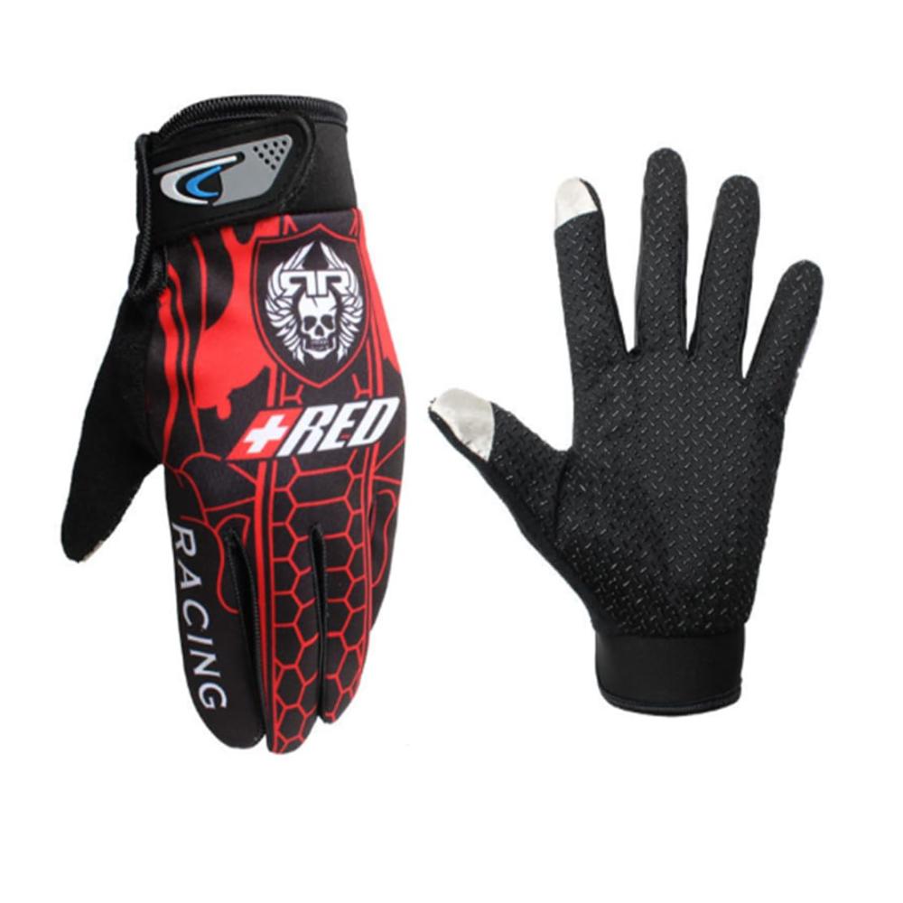 Outdoor-Sport-Handschuhe für Männer und Frauen – Rutschfest Sonnenschutz Motorrad- und Radfahr-Handschuhe mit Touchscreen-Funktion Grau