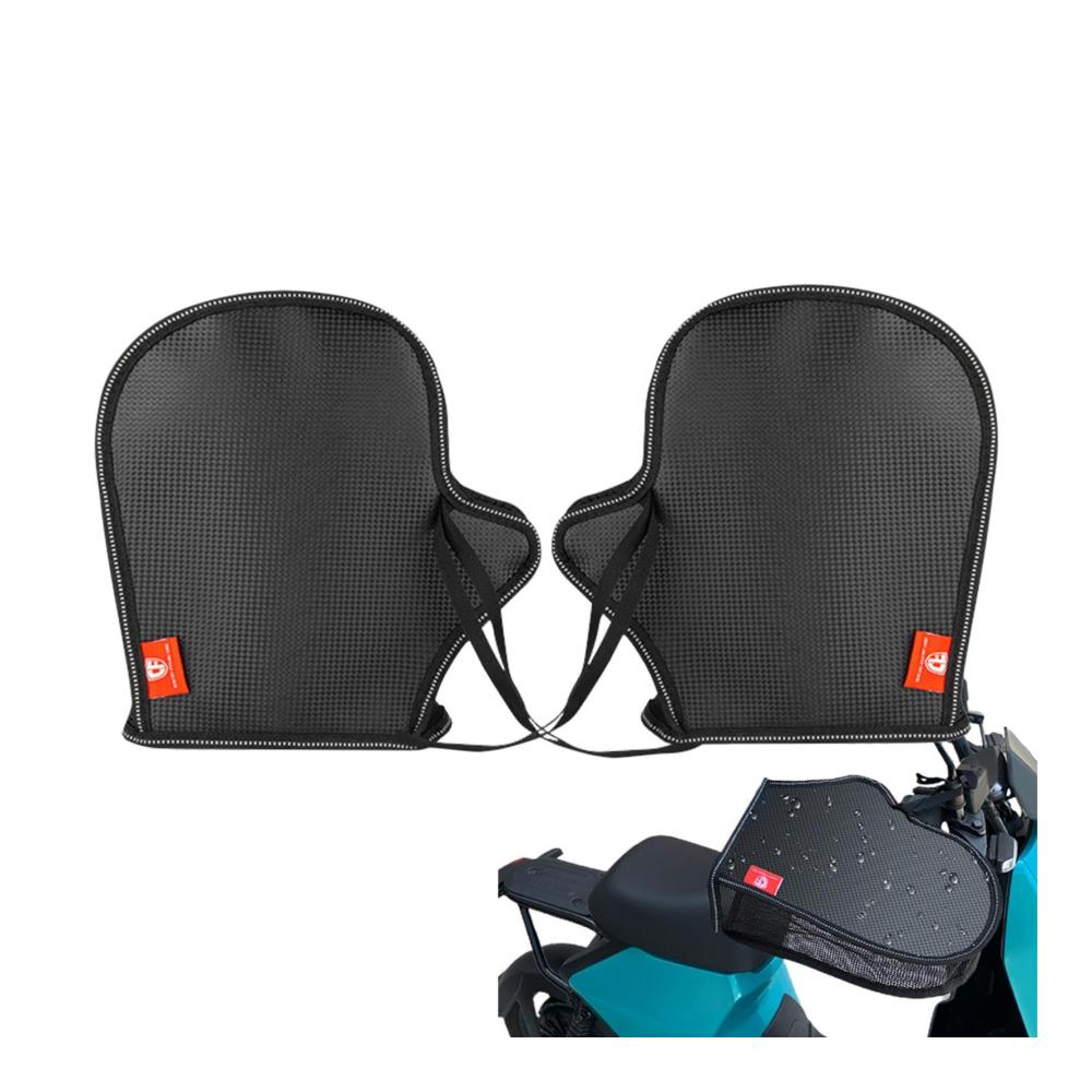 Reflektierende Fahrrad-Lenker-Fäustlinge - Ergonomische und atmungsaktive Griffhandschuhe für ATV und Motorrad sonnenfest und ideal für heißes Wetter