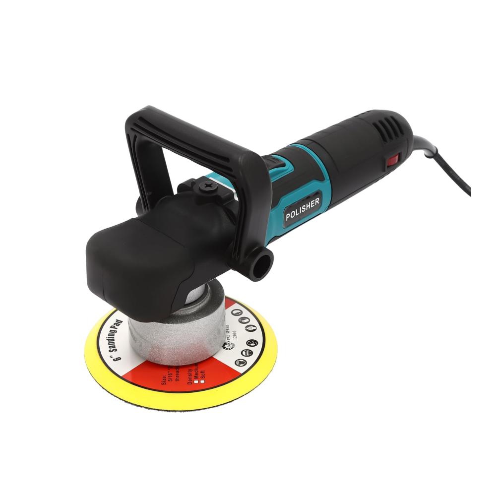 Poliermaschine Auto 850W 8MM Exzenter Polierer Set 14-teilig mit 6 variablen Geschwindigkeiten bis 4500RPM für Auto Lederwaren Möbel und Böden