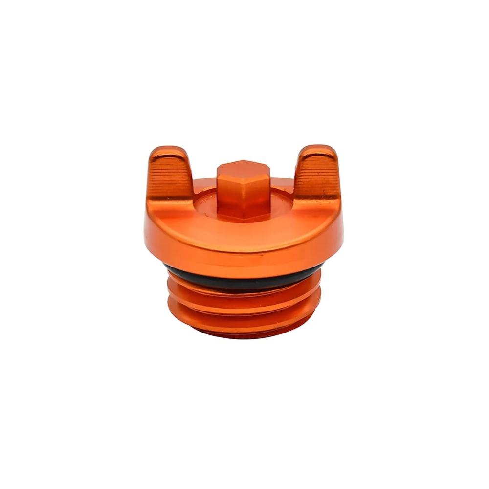 Öleinfülldeckel CNC für EXC EXC-F XC XCF XCW SX SXF 125 250 350 450 500 2004-2021 2022 – Hochwertige Kappenabdeckung in Orange langlebig und formstabil