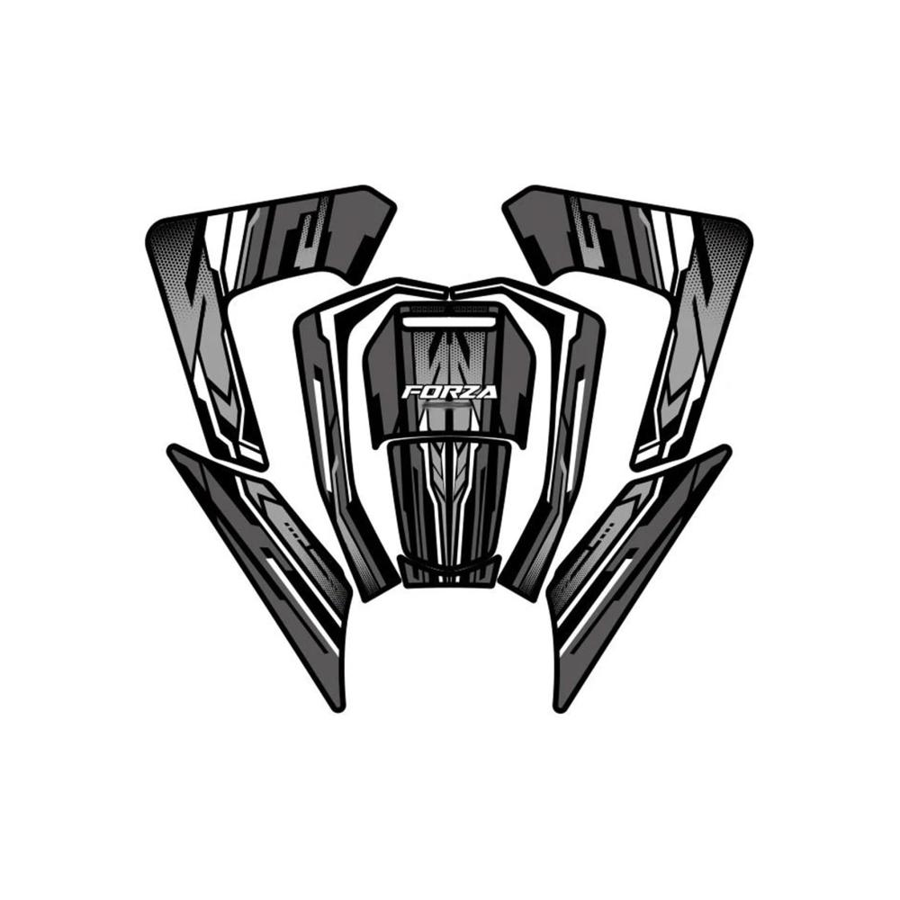Motorrad Tank Pads für FORZA350 - Abriebfeste Kraftstofftank Schutz Aufkleber & Dekoration Kits für Bike Gas Tank Schutz und Stil in Einem