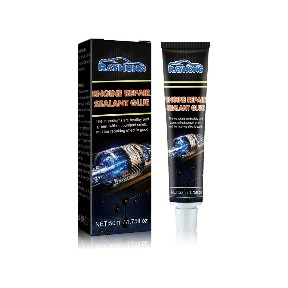 Dichtmasse Schwarz 100ml – Silikon Motor- & Getriebe-Dichtstoff Flüssigdichtung für Zylinderkopf & Ölwanne Universelles Dichtungs-Additiv