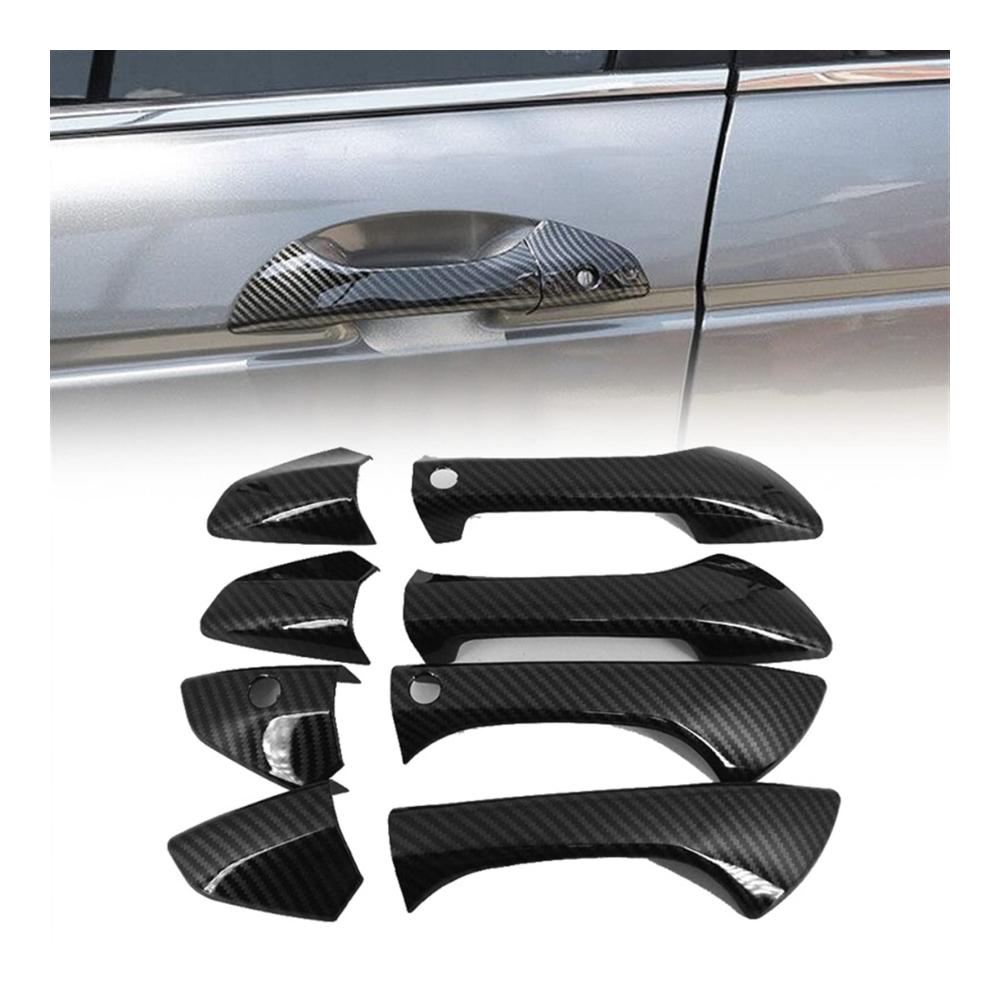 Außentürgriffe für Honda Accord 2008-2013 Carbon Chrom Dekor Abdeckung Trim Styling Zubehör - Auto Türgriff Verkleidung Set für elegantes Design