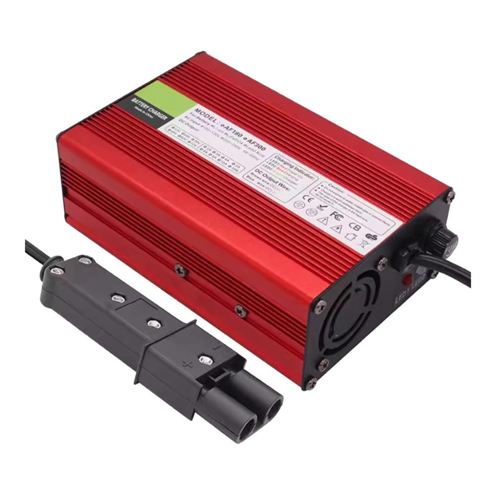 48V Golfwagen Ladegerät 5A für Golfwagenbatterien - 2-poliger Stecker kompatibel mit 48 Volt Batterien sicheres und effizientes Laden für Golfwagen