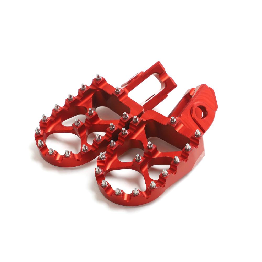 TARAZON CNC Aluminium Fußrasten für Beta RR 125 200 250 300 350 390 430 480 500 2020-2022 | Robuste Foot Pegs für Offroad-Motorräder | Hochwertige Footpegs