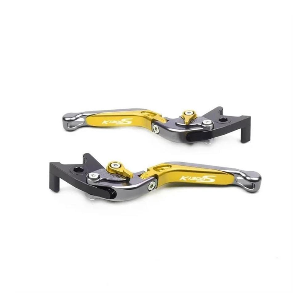 Einstellbare Kupplungs- & Bremshebel für BMW K1300S 2009-2015 Klappbar und Ausziehbar Motorradzubehör Gold