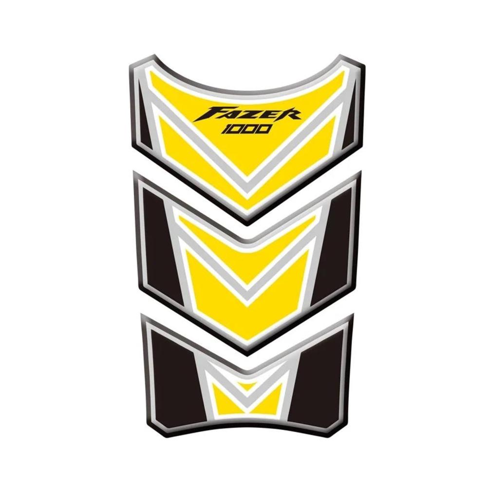 Motorrad Tank Pads – Schutzaufkleber für Fazer 1000 FZS 2001-2005 Fishbone Design rutschfest Kratzschutz langlebige Tank Protector Decals für optimale Motorradpflege