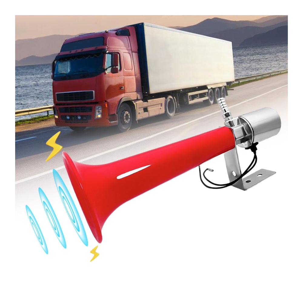 Türkisches Pfeifenhorn 12V/24V Drucklufthorn für Lkw Pkw Wohnwagen & SUVs – Lautstarke Hupe für Motorräder Autos und Trucks Signalhörner für alle Fahrzeuge