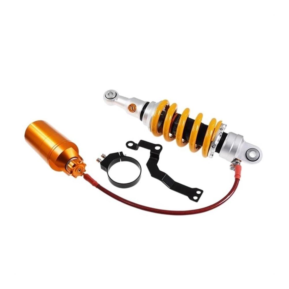 Hochleistungs-Motorrad-Stoßdämpfer für Hinterradaufhängung – Mittige Luftstoßdämpfer 205 mm bis 285 mm Gelb (285mm