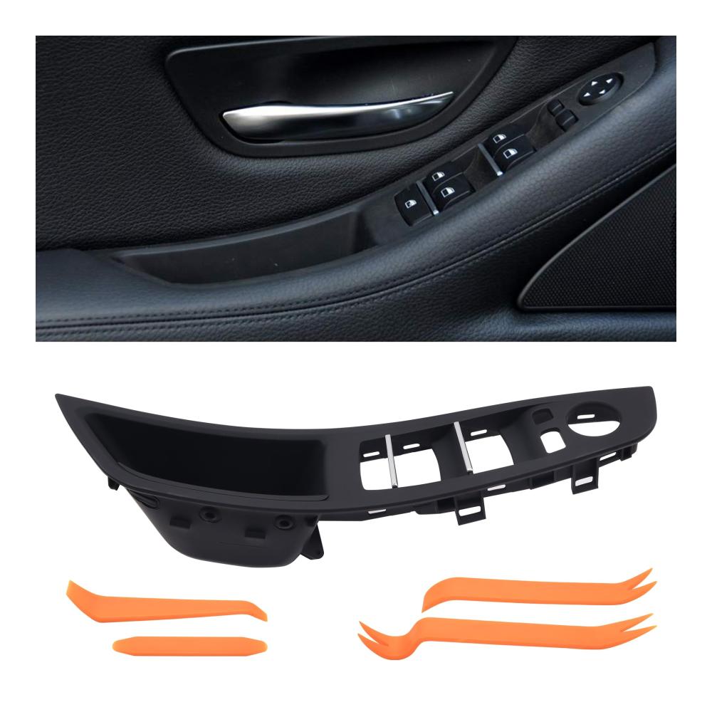 Innentürgriff Ersatz für BMW 5er F10/F11 (2009-2017) Links 51417225875 inkl. Fensterschalter Armlehnenverkleidung & 4 Demontagewerkzeuge