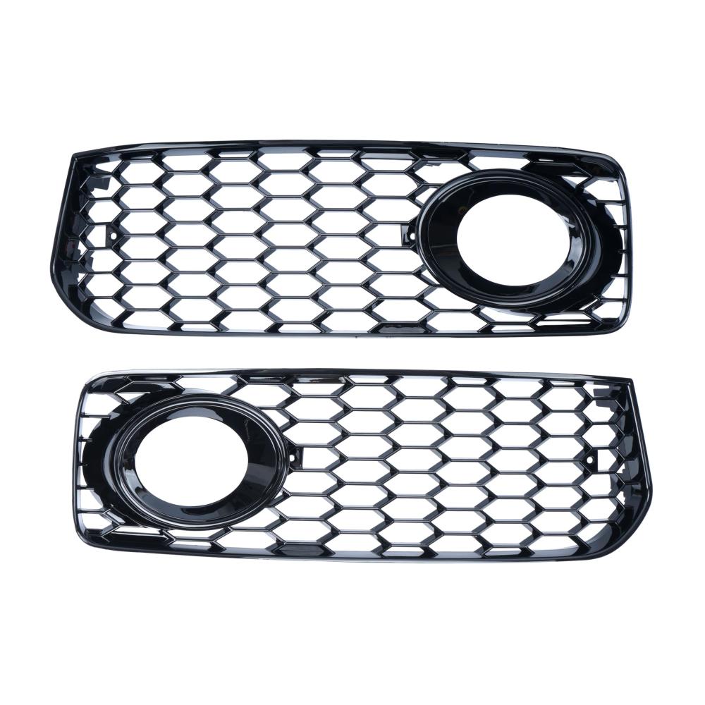 Nebelscheinwerfer Gitter für Audi A5 S5 Coupe 2008-2012 - 2 Stück Lampengitter Abdeckung für Vordere Stoßstange - Rechts & Links Set Ersatz Zubehör
