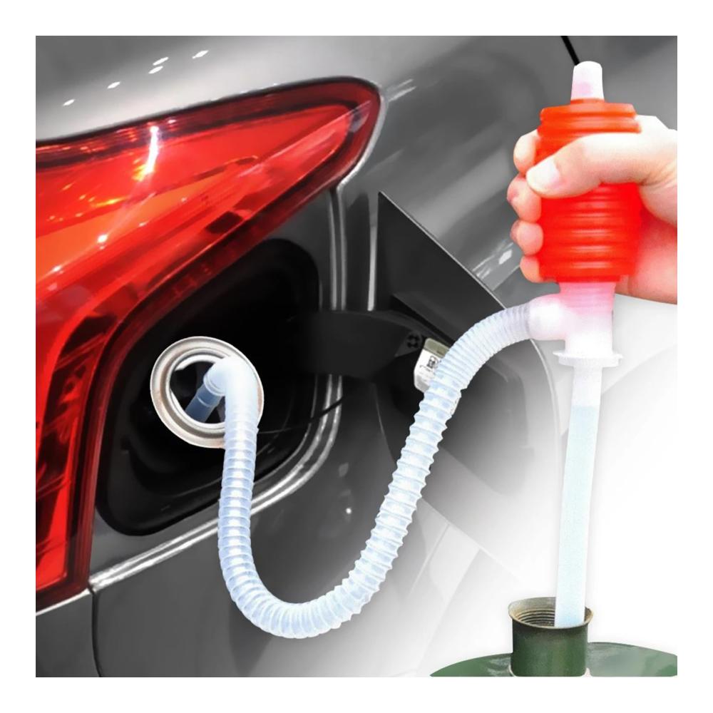 Handpumpe für Benzin Wasser Motoröl & Alkohol – Vielseitige Absaugpumpe mit Siphon für Kanister Umfüllpumpe für verschiedene Flüssigkeiten robust & praktisch
