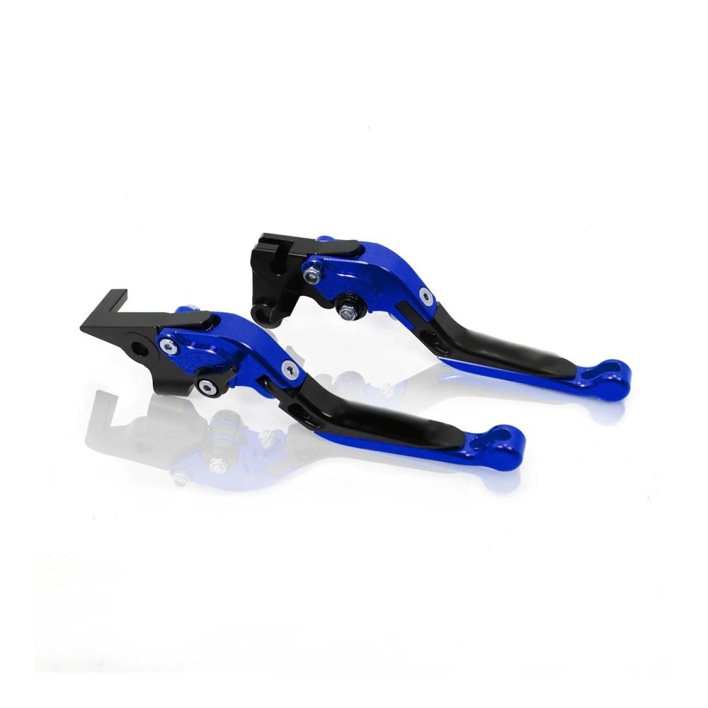 Klappbare Brems- & Kupplungshebel für Yamaha MT-03 2005-2012 Lenkerhebel-Zubehör in Blau Hochwertiges Bremskupplung-Set für Motorräder