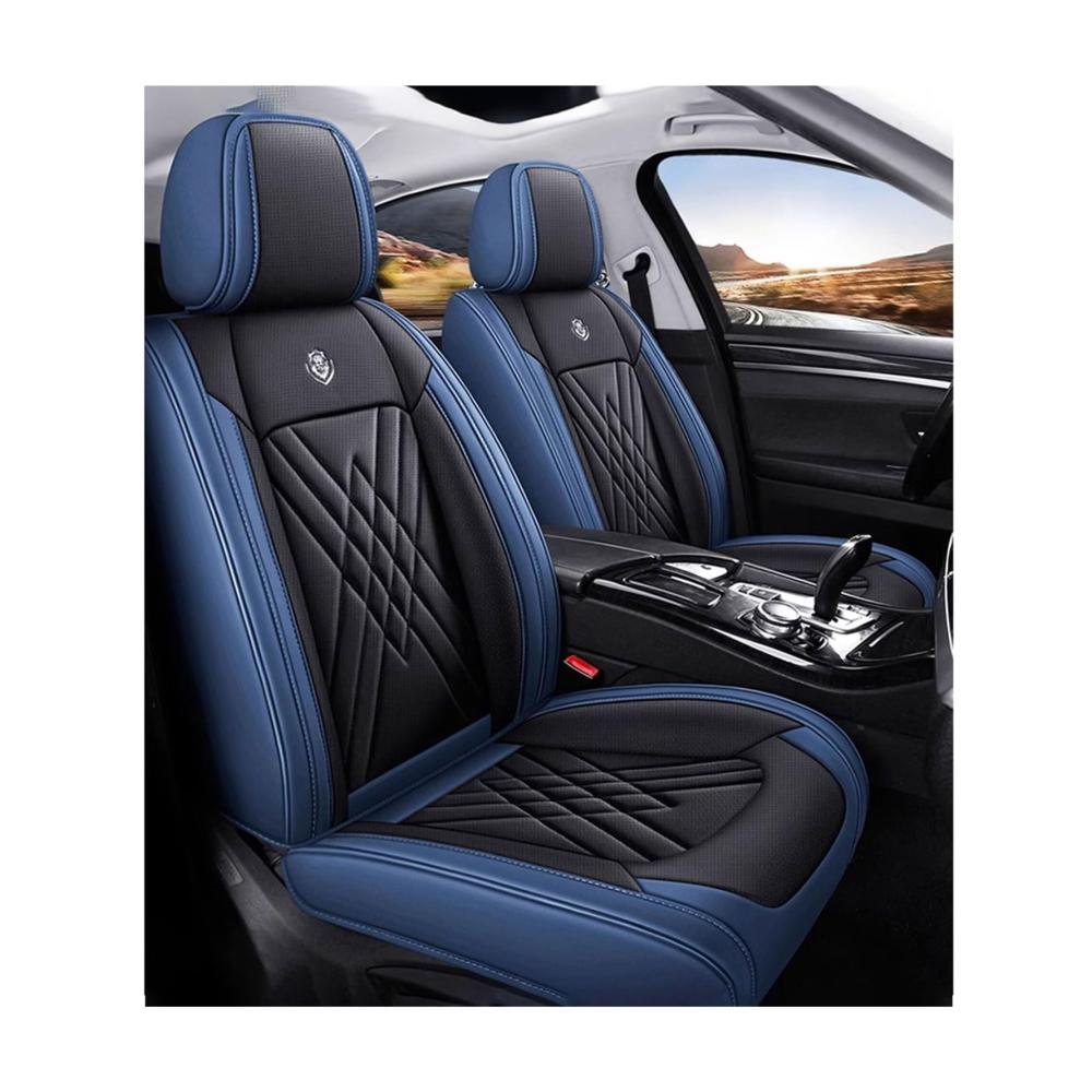 Kunstleder Sitzbezüge Set für Porsche Cayenne 958 957 955 5-Sitze Universal Auto Komplettset Leder Auto Sitzbezüge für Innenraum Zubehör (A 955)
