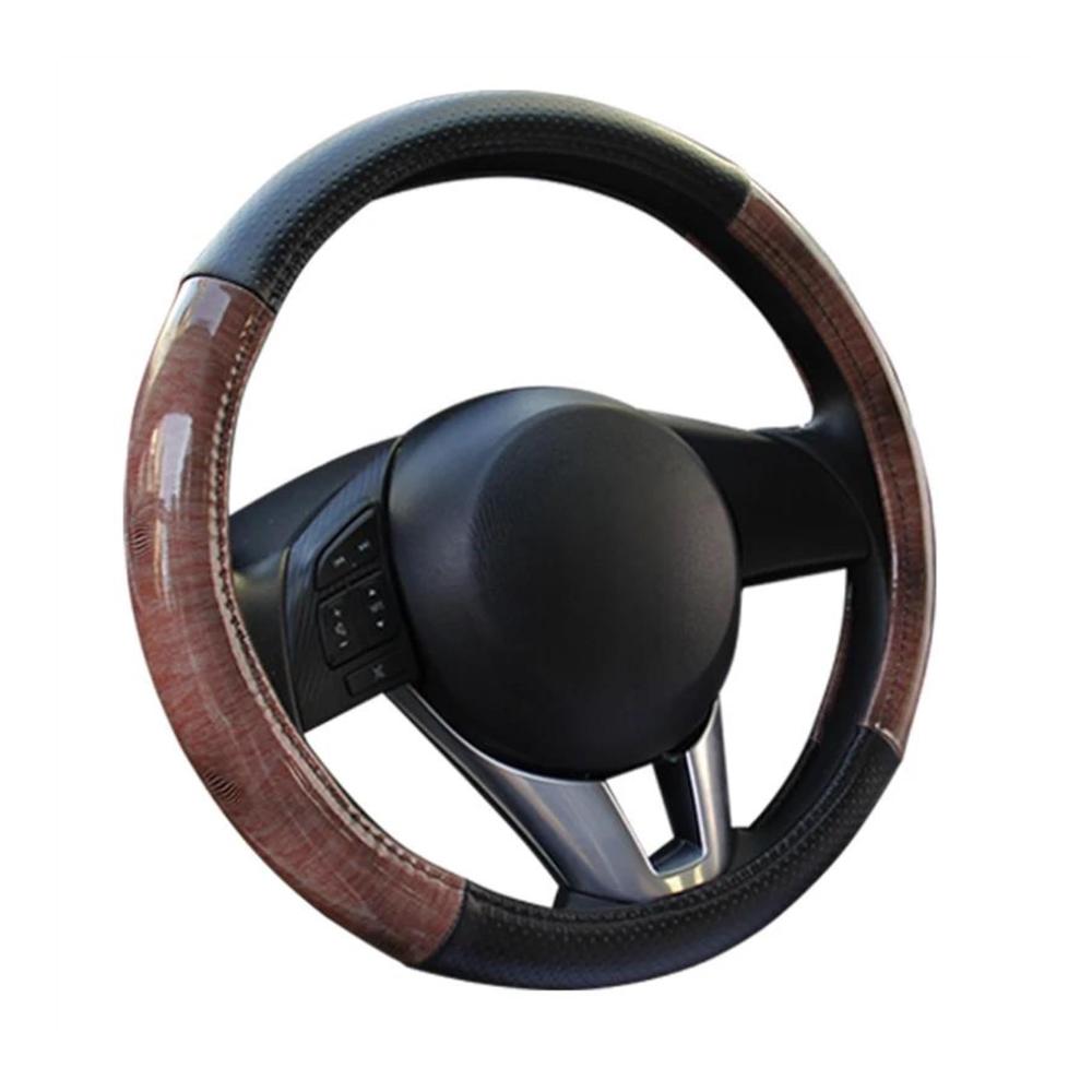 Lenkradhülle Auto Universal Abdeckung für Ford Fiesta Ranger Escape Fusion Lenkrad Schutz Abdeckung Auto Styling Zubehör für besseren Grip und Schutz