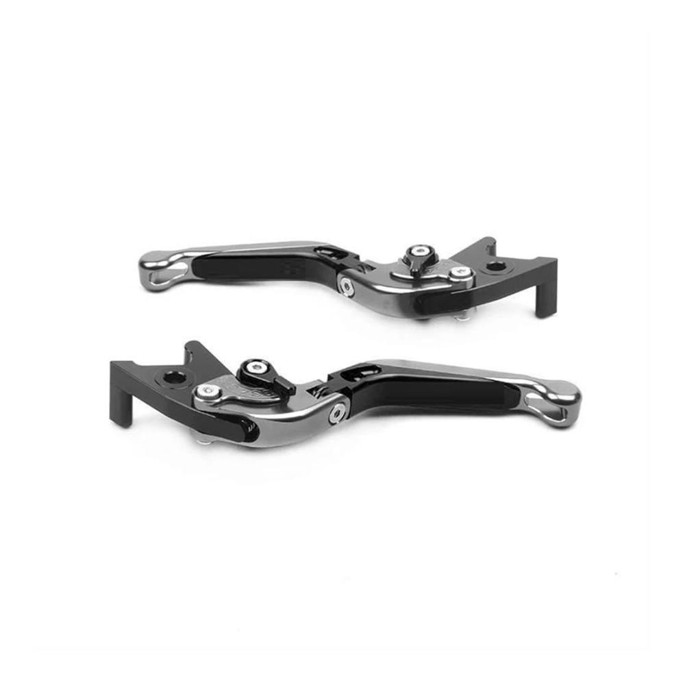 Einstellbare Kupplung- & Bremshebelsets für Honda VFR1200F 2010-2016 - Klappbare Ausziehbare Brems- & Kupplungshebel Schwarz Motorradzubehör