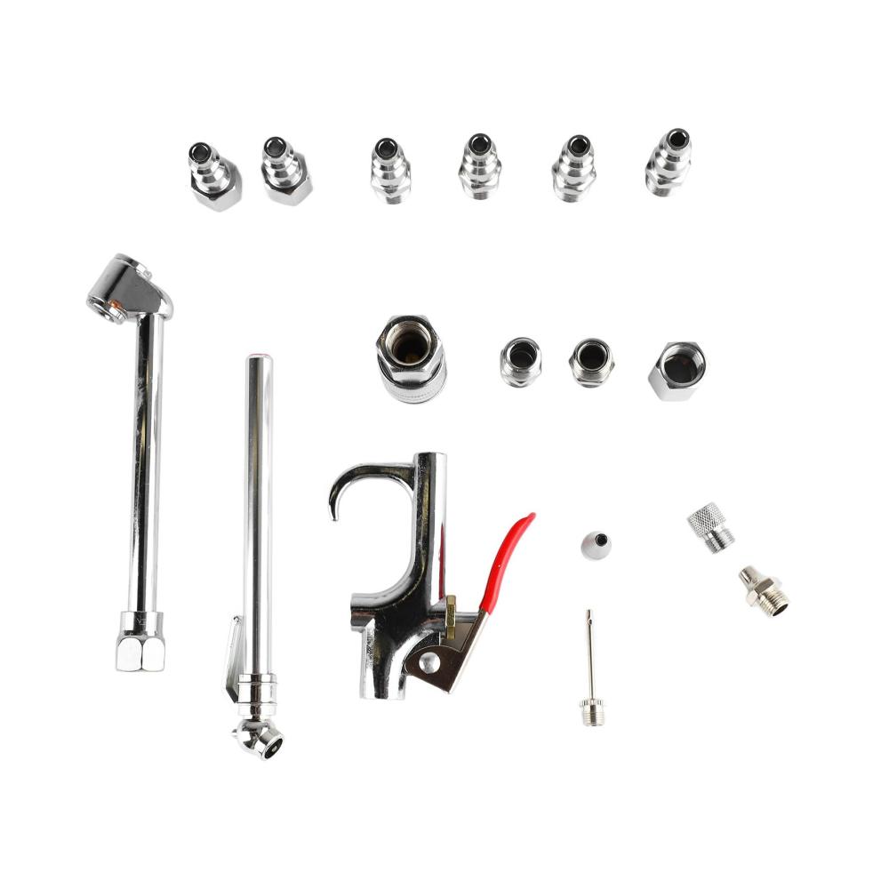 Reifendruckkompressor & -pumpe Zubehörsatz 1/4 NPT Standard Blaspistole robustes Eisen ideal zur Reparatur und Wartung von Reifen langlebig und zuverlässig
