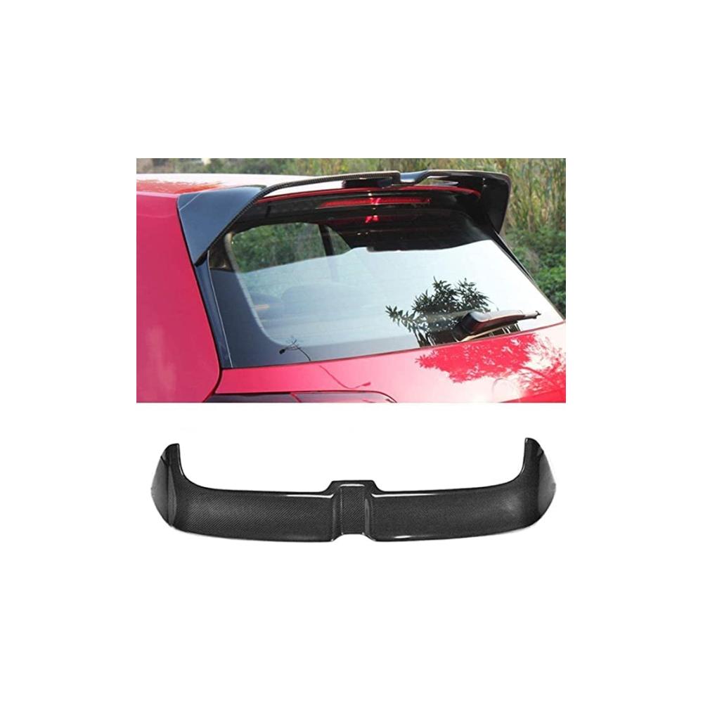 Heckspoiler für VW Golf 7 MK7 VII GTI GTD 7R 2013-2019 Carbon-Look Auto-Heckspoiler Flügellippe ABS-Material Auto-Styling-Zubehör Sturzschutz