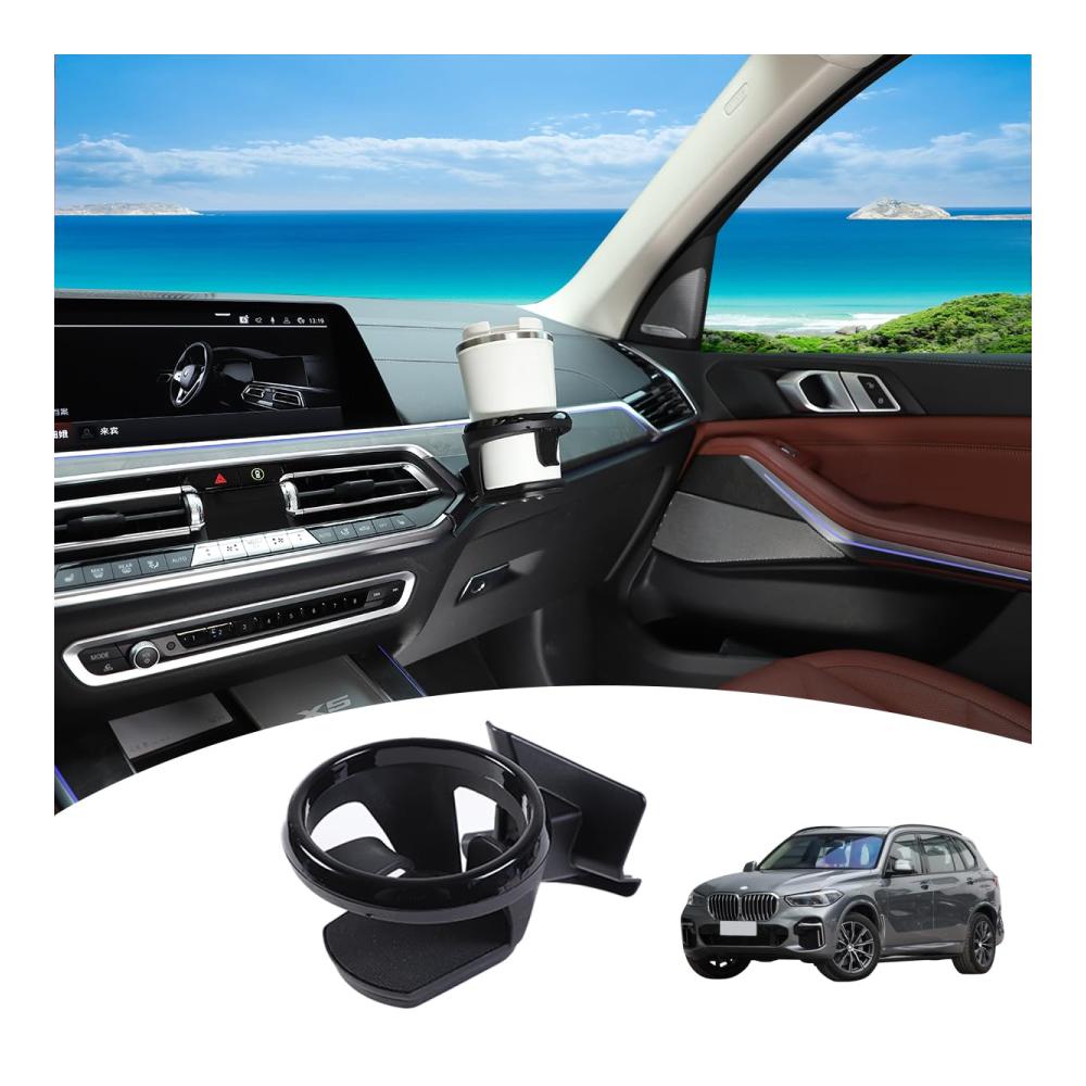 Getränkehalter für Auto - Erweiterer für B-M-W X5 X6 G05 G06 (2019–2022) - Getränkehalter-Expander für Auto-Lüftungsschlitze - Wasserbecher-Aufbewahrungshalter