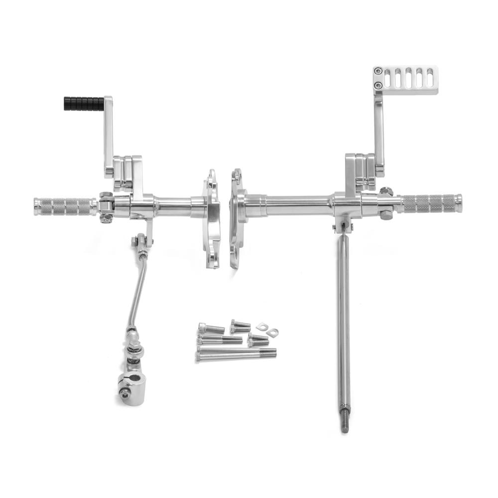 TARAZON 12 vorverlegte Fußrastenanlage für Harley Sportster 883/1200 XLH883/XLH1200 1987-2003 | Forward Controls Fußrasten für verbesserten Fahrkomfort