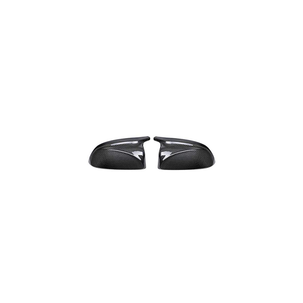 Spiegelabdeckungen Carbon für BMW X3 G01 X4 G02 X5 G05 2018-2020 - Rückspiegelkappen Ersatz Kohlenstofffaser M-Design Seitentür-Rückfahrdeckel
