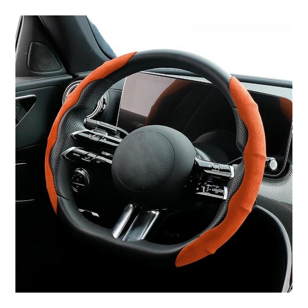 Lenkradhülle Auto 38 cm / 15 Zoll rutschfest für Citroën Picasso - Stylische Lenkradabdeckung Universal für verschiedene Modelle Premium Zubehör